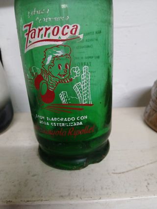 Sifón antiguo Zarroca verde