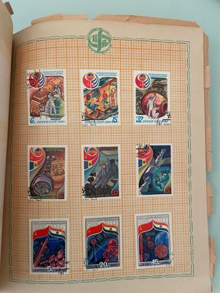 Raccolta francobolli Spazio URSS