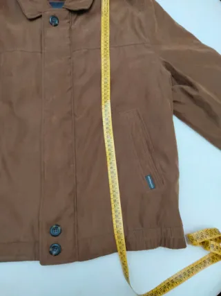 Cazadora caballero clásica marrón