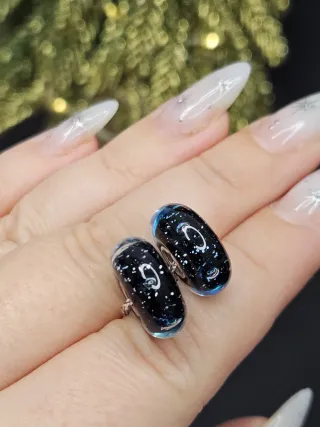 Charm Cristal Murano Plata 925