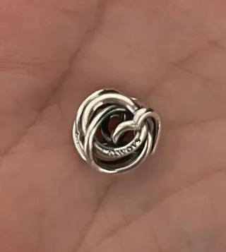 Charm Infinito Plateado