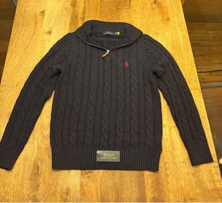 Sudadera Polo Ralph Lauren azul cremallera