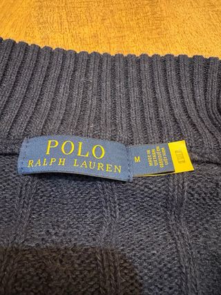 Sudadera Polo Ralph Lauren azul cremallera