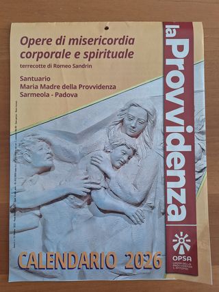 Calendario 2026 da parete religioso La Provvidenza