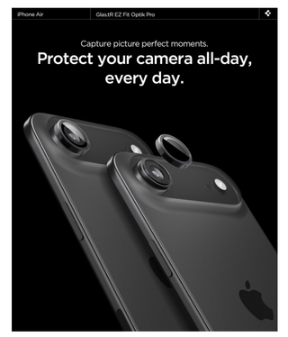 Spigen Proteggi Fotocamera iPhone Glas.TR EZ Fit