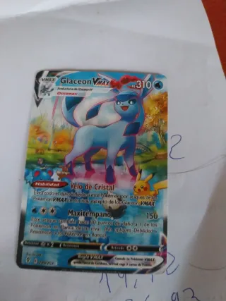 Carta Pokémon Glaceon VMAX 310 PS