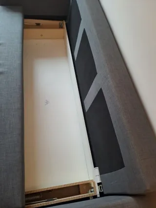 Sofá Cama IKEA FRIHETEN Gris 3 Plazas