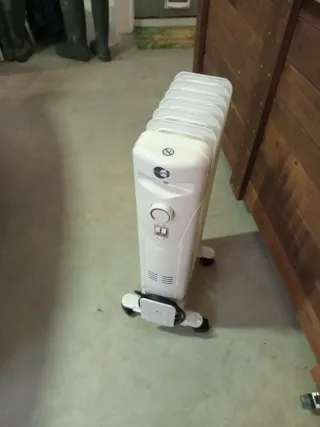 Radiador de aceite blanco para arreglar