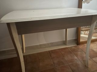 Espejo de baño con apliques de madera