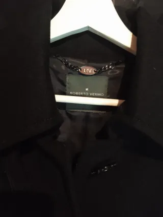 Abrigo Roberto Verino Negro