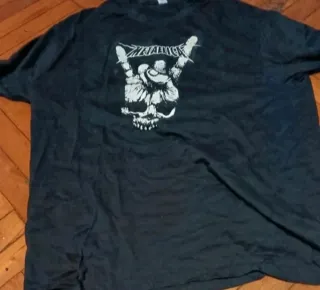 Camiseta Metallica clásica. Algodón
