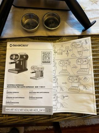 Cafetera SilverCrest Negra