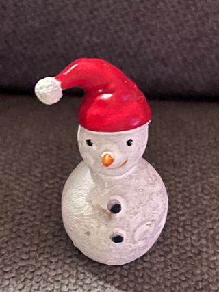 Figurita roscón  Muñeco de Nieve