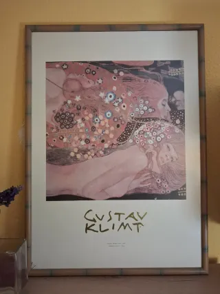 Cuadro Gustav Klimt Tamaño grande en Marco Madera