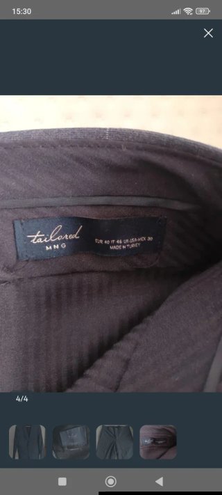 Traje de chaqueta Mango a cuadros