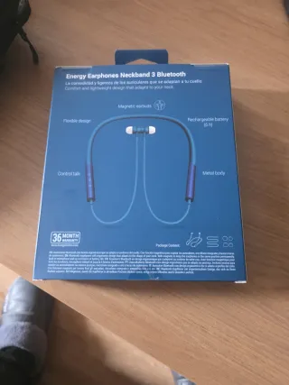 Energy Sistem neckband3 Auriculares Bluetooth Azul