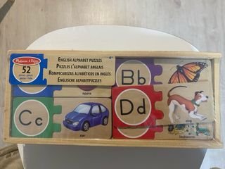 Rompecabezas Melissa & Doug Alfabeto Inglés 52 pzs