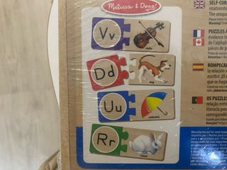 Rompecabezas Melissa & Doug Alfabeto Inglés 52 pzs