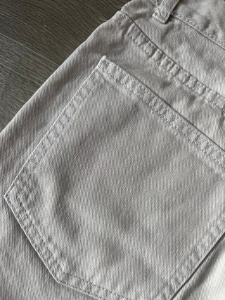 Falda vaquera beige mujer