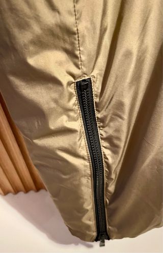 Chaleco Zara Reversible Talla S Negro/Beige