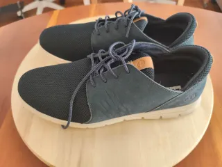 Zapatos Timberland Azul Marino y Beige