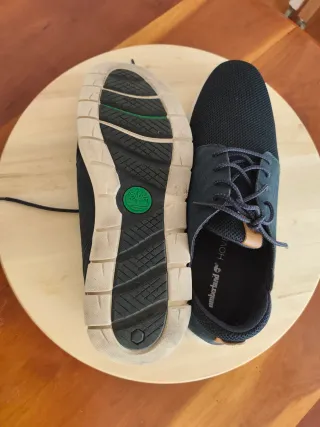 Zapatos Timberland Azul Marino y Beige