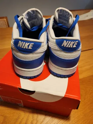 Nike Dunk Low Talla 45 Azul Blanco