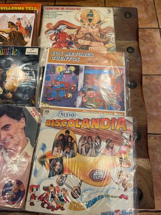 LOTE VINILOS INFANTILES CUENTOS Y CANCIONES CLÁSIC