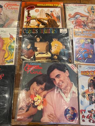 LOTE VINILOS INFANTILES CUENTOS Y CANCIONES CLÁSIC