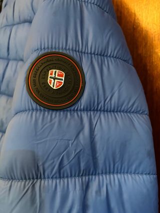 Chaqueta Geographical Norway azul acolchada