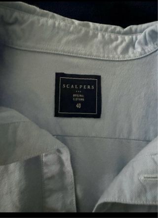Camisa Scalpers Azul Talla M