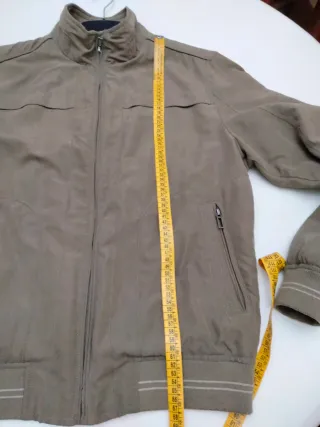 Cazadora entretiempo hombre beige