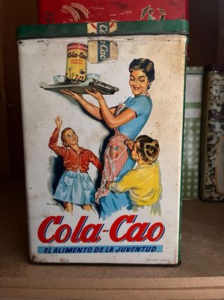 Latas de Cola Cao vintage