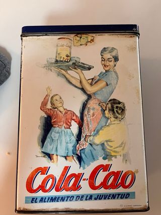 Latas de Cola Cao vintage