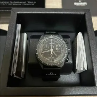 Omega x Swatch Mission to Moonphase Nero