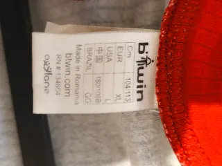 Maillot Ciclismo Hombre Btwin Racing Negro/Rojo