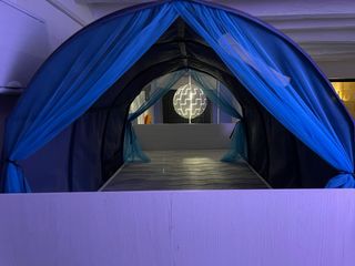 Tienda de campaña infantil espacio