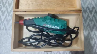 Herramienta de grabado madera Parkside + plantilla