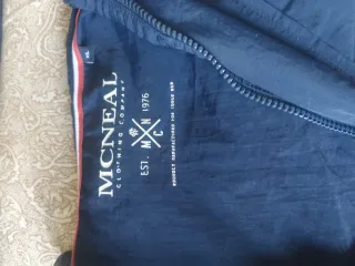 Cortavientos vintage MCNEAL azul y amarillo