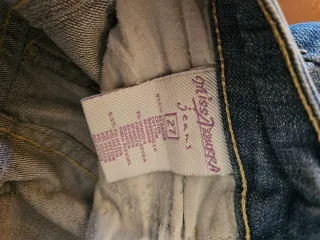 Jeans Blu con dettagli argento