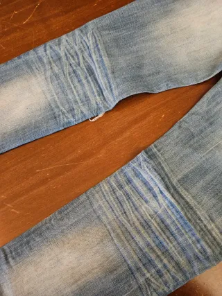 Jeans Blu con dettagli argento