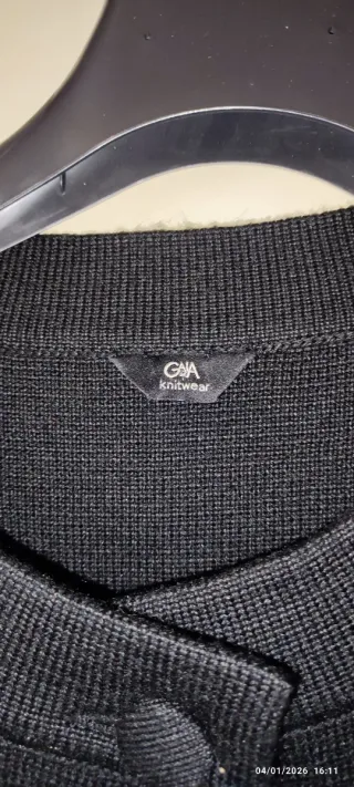 Cardigan donna lana manica trequarti