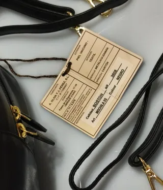 El Potro Mochila Negra Pequeña Piel