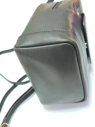 El Potro Mochila Negra Pequeña Piel