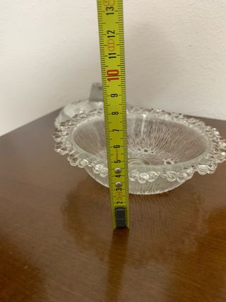 Porta caramelle in vetro decorato