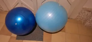 2 Bolas de Yoga Azul y Celeste