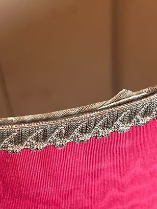 Lampada ceramica anni 50 decorata a mano