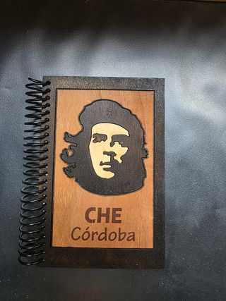 Libreta Madera Che Guevara