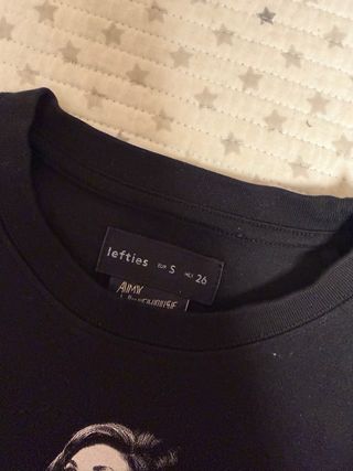 Camiseta Negra Back to Black Amy Winehouse