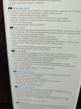 Trípode Hama STAR 63